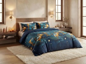 Obliečky z mikrovlákna MYSTIC BUTTERFLY modré Rozmer obliečky: 70 x 80 cm | 140 x 200 cm