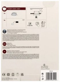 Paulmann 93410 - SADA 3xLED/6,5W IP44 Stmievateľné kúpeľňové svietidlo COLE 230V