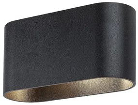 Rabalux 7023 - Nástenné svietidlo KAUNAS 1xG9/10W/230V čierna