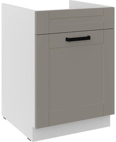 Kuchynská skrinka Luna claygrey/biely 60ZL 1S BB