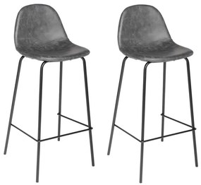 Výrobce po 1 ks SADA 2x Barová stolička VLADI šedá P5709