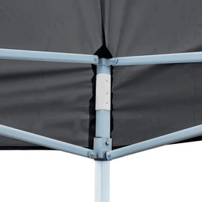 Multidom Skladací párty stan s bočnými stenami 3x6 m antracitový