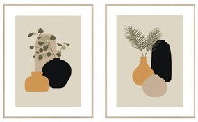 Obrazy v súprave 2 ks 30x40 cm Plants Graphic – knor