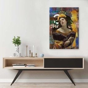 Gario Obraz na plátne Portrét na pozadí Chanel - Jose Luis Guerrero Rozmery: 60 x 90 cm