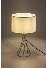 Rabalux 74081 - Stolová lampa NIVRA 1xE27/40W/230V zlatá/biela