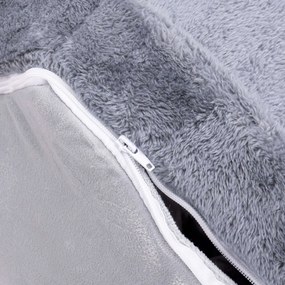 Plyšový pelech pre mačky JASPER - šedý