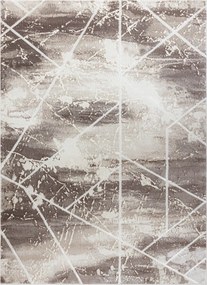 Dywany Łuszczów, AKCIA: 120x170 cm Kusový koberec Core 1818 Geometric ivory/white, béžová, chodba / predsieň