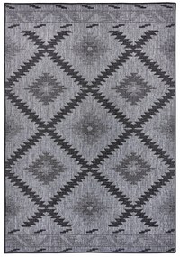 NORTHRUGS - Hanse Home koberce Kusový koberec Twin Supreme 105459 Malibu Night Silver – na von aj na doma - 80x350 cm