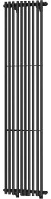 Mexen Tulsa, vykurovacie teleso 1600 x 420 mm, 613 W, čierna, W219-1600-420-00-70
