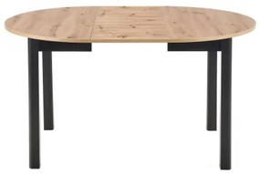 Jedálenský stôl CALMIO dub artisan/čierna