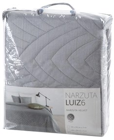 EUROFIRANY PREHOZ NA POSTEĽ LUIZ6 220X240 CM STRIEBORNÝ