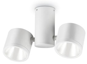 IDEAL LUX LED vonkajšie stropné bodové svietidlo SUNGLASSES, biele
