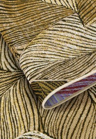 Villeroy & Boch, Kusový koberec Villeroy & Boch 106059 Gold, Black – na von aj na doma, 160x235, žltá, chodba / predsieň