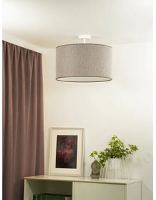 Duolla - Prisadený luster ROLLER ECO RECYCLING 1xE27/15W/230V pr. 45 cm hnedá