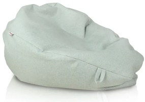Vlnený sedací vak Sako sivomodrý