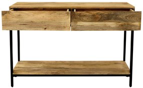 furniture-nabytek.cz - Drevený toaletný stolík 110x76x35 z masívu mango