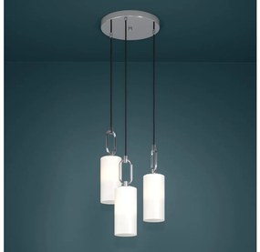 Eglo 390128 - Luster na lanku MAJANA 3xE27/40W/230V lesklý chróm