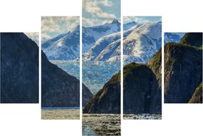 Obraz krajiny s horami (150x105 cm)