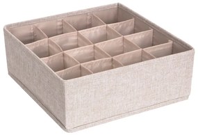 Béžový organizér do zásuvky s 16 priehradkami Bigso Box of Sweden Drawer