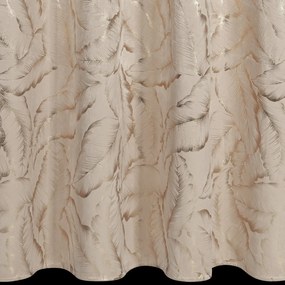 EUROFIRANY ZATEMŇOVACÍ ZÁVES NA KRÚŽKOCH MILENA 140X250 CM LISTY