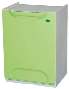 ArtPlast Plastový kôš na triedený odpad, zelená, 1x 14 l
