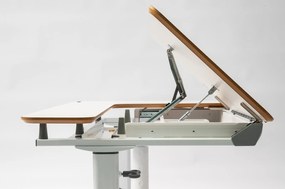 AMADEUS -  AMADEUS Detský rastúci stôl ROLAND V biely