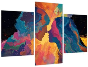 Obraz - Vesmírna láska (90x60 cm)