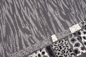 TA Koberec J316A TMAVO SIVÁ LACNÁ PP CRM Rozmer: 60x100 cm