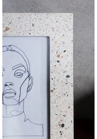 Krémový drevený rámček 19x24 cm Mimo – Premier Housewares