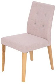 Čalúnená ružová stolička STRIVO