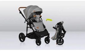 Lionelo - Kombinovaný kočík 2v1 MARI TOUR Šedý kameň