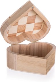Drevená krabička Chess, 10,7 x 10 x 6 cm