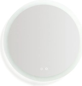 Nástenné zrkadlo s osvetlením ø 60 cm Mervi – Kave Home