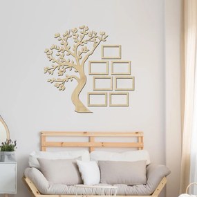 drevo zivota Drevený rodostrom so 7 fotorámikmi Farebný vzor: Javor, Veľkosť fotoramčiků: 50x70