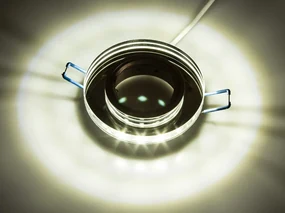 BERGE Podhľadové bodové svietidlo BRG71023 nevýklopné - GU10 - okrúhle + svietiaca LED pásik 3W neutrálna biela