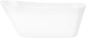 Voľne stojaca vaňa Corsan Estella 170 s chrómovým korkom