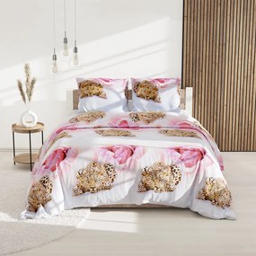 Francúzske obliečky z mikrovlákna ELMERCADO krémové Rozmer obliečky: 2 ks 80 x 80 cm | 200 x 220 cm
