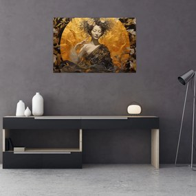 Obraz - Japonská dáma (90x60 cm)