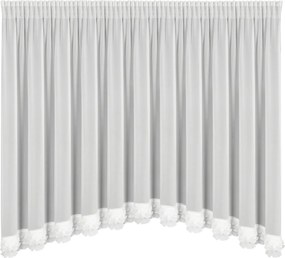 ZÁCLONA NA PÁSKE LUISA 400X160 CM BIELA