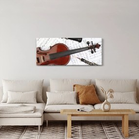 Obraz - Hudobné nástroje (120x50 cm)