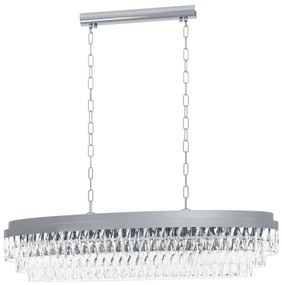 Eglo 39495 - Luster na reťazi VALPARAISO 13xE14/40W/230V lesklý chróm