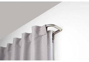 Oceľová roztiahnuteľná dvojitá garniža 122 - 224 cm Twilight - Umbra