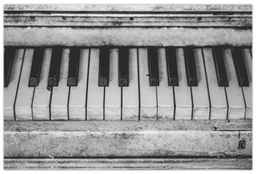 Obraz starého klavíra (90x60 cm)