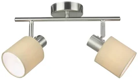 Rabalux NATINA stropné bodové svietidlo max. 2x25W | E14 | IP20 - chróm