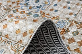 Protišmykový koberec / behúň ANDRE 53010 béžový / modrý