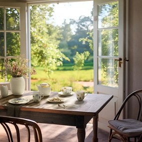 Biely dezertný porcelánový tanier ø 22 cm Hammershøi Summer – Kähler Design