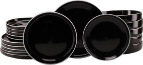 XXXLutz JEDÁLENSKÝ SERVIS Nordic Gourmet Schwarz 18-dielne Creatable - Online Only bytové doplnky - 007768069703