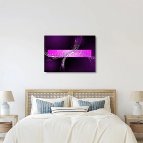 Abstraktný sklenený obraz (70x50 cm)