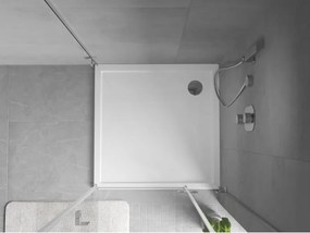 Mexen Flow, štvorcová sprchová vanička slim 120 x 120 cm, biela lesklá, 46S101212