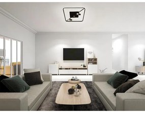 LED Stmievateľné stropné svietidlo LED/70W/230V 3000-6500K čierna + diaľkové ovládanie